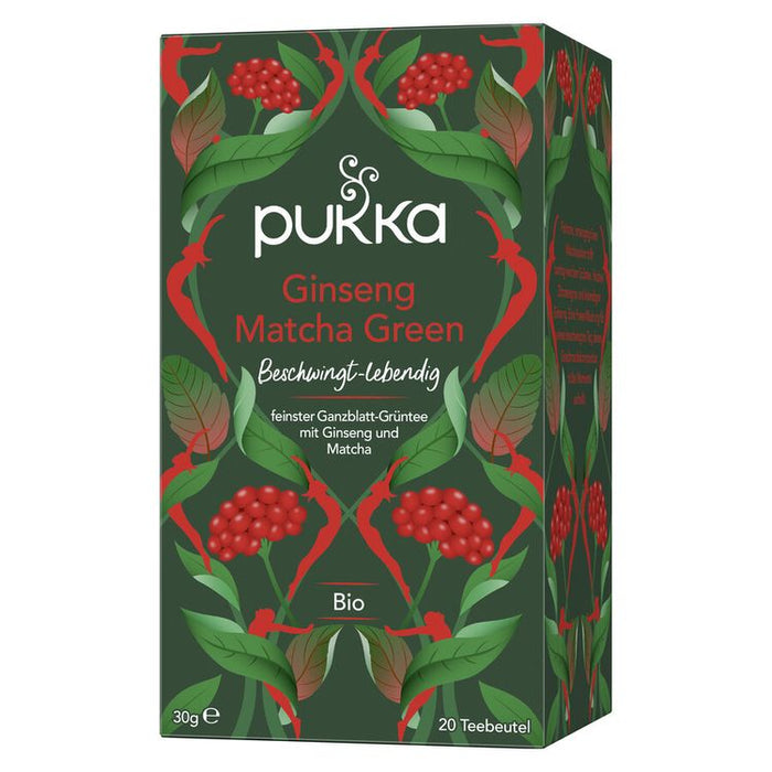 Pukka - Bio-Kräutertee Ginseng Matcha Green, 20x1,5g