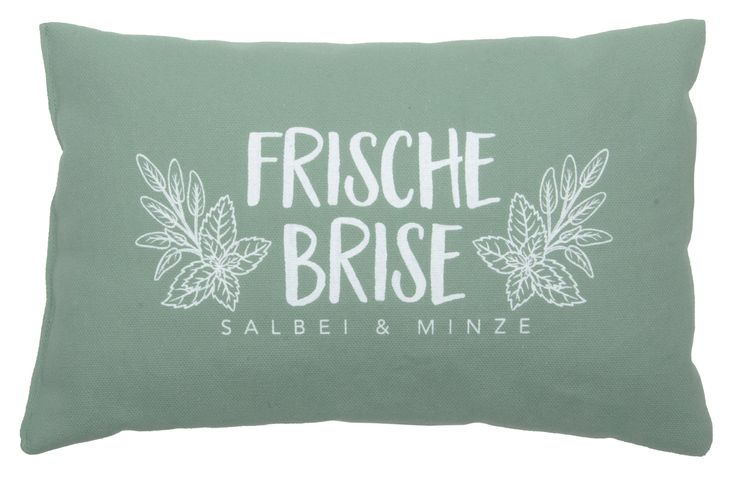 Herbalind - Kräuterkissen Frische Brise 30x20cm, grün