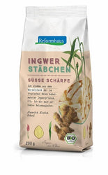 Reformhaus - Ingwer-Stäbchen gezuckert bio 200g