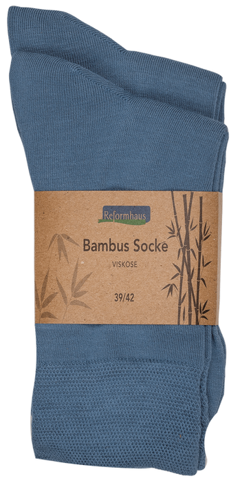 Reformhaus - Bambus Socke, Gr. 39/42 Taubenblau