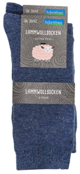 Reformhaus - Lammwollsocke, Gr. 39/42 dunkel blau