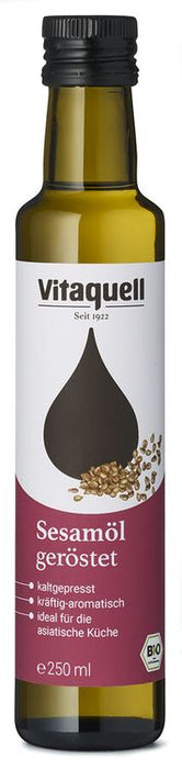 Vitaquell - Sesam-Öl Bio geröstet, kaltgepresst, 250ml