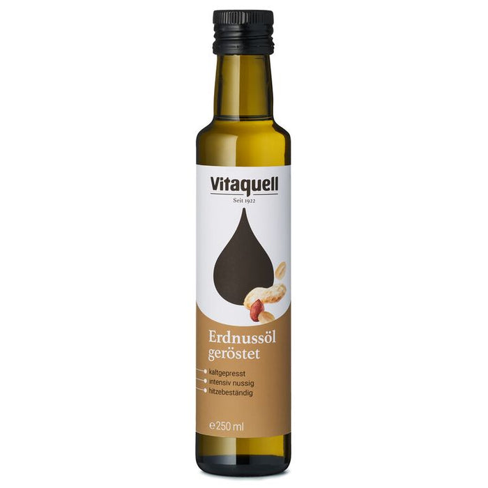 Vitaquell - Erdnuss-Öl geröstet, kaltgepresst, 250ml
