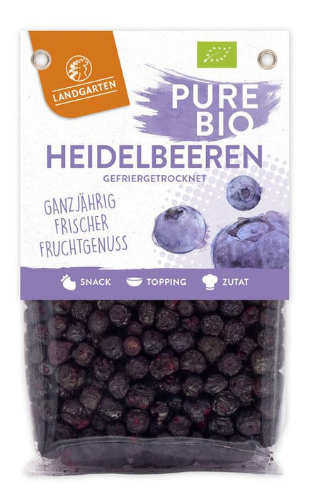 Landgarten - Bio Heidelbeeren gefriergetrocknet, 20g