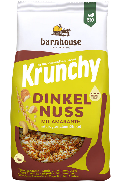 Barnhouse - Krunchy Dinkel-Nuss mit Amaranth 375g