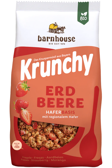 Barnhouse - Krunchy Erdbeere 375g