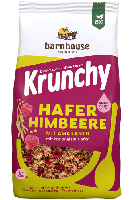 Barnhouse - Krunchy Hafer-Himbeere mit Amaranth 375g