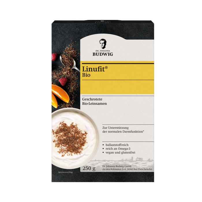 Dr. Johanna Budwig - Linufit Pur geschrotete Leinsamen bio 250g