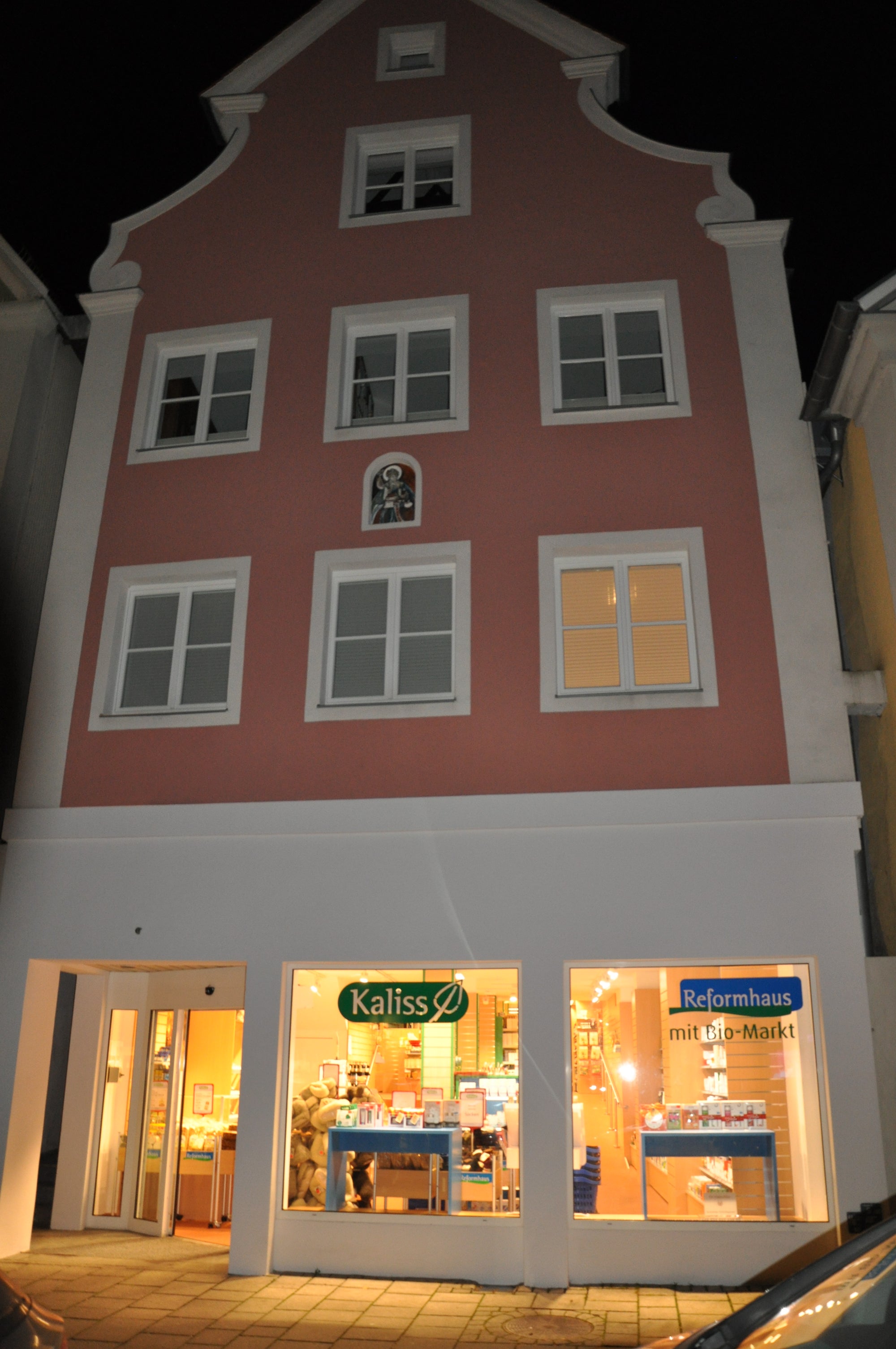 Außenansicht der Filiale in Ellwangen.