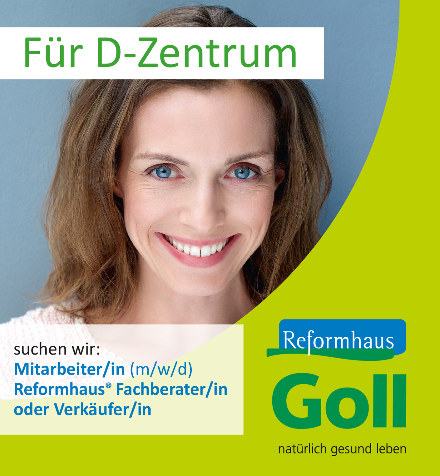 Mitarbeiterin lächelt in die Kamera