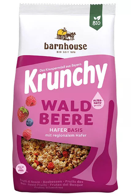 Barnhouse - Krunchy Waldbeere alternativ gesüßt, 750g