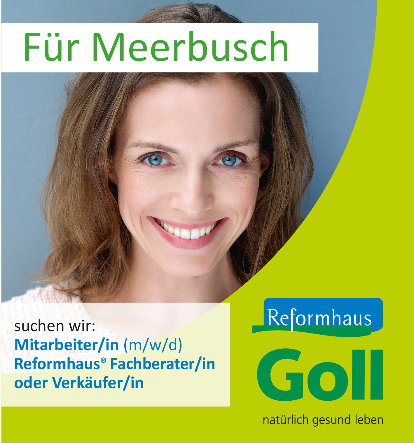 Mitarbeiterin lächelt in die Kamera