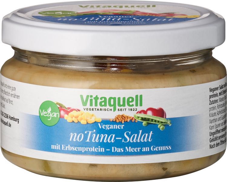 Fauser-Vitaquell - ThunVisch Salatgenuss Mild-pikant 180g Veganer Salat
