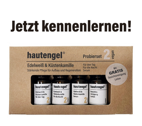 hautengel - Probierset 1: Zistrose & Parakresse, 4x5ml