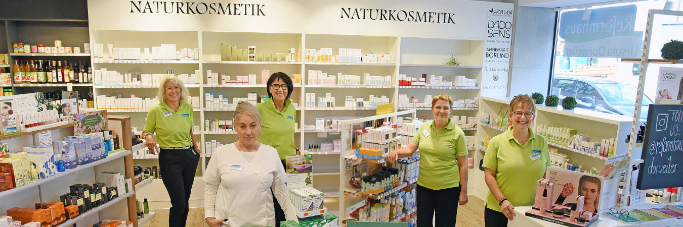 Reformhaus Dorweiler Teamfoto aus dem Reformhaus