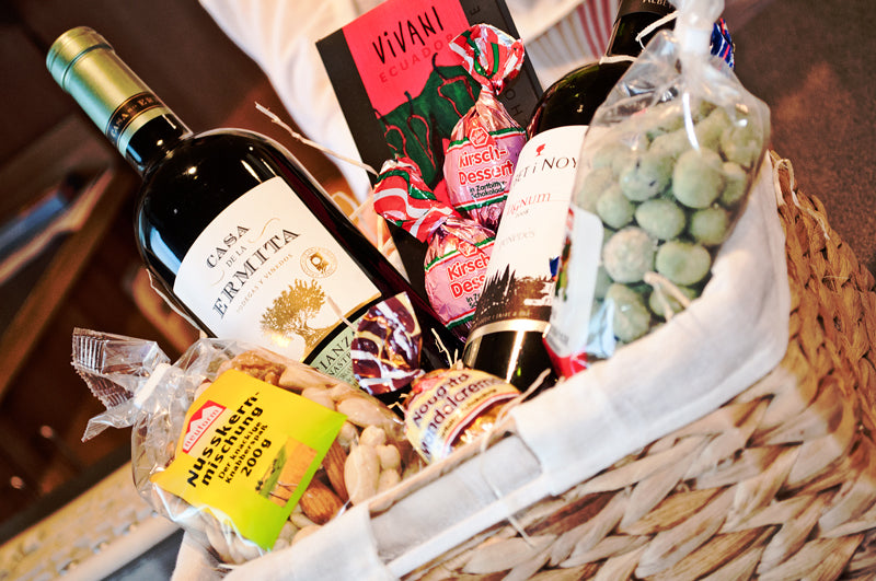 Geschenkekorb mit Reformhausprodukten