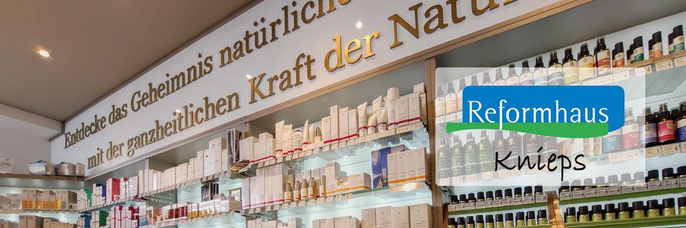 Reformhaus Knieps Kosmetikabteilung