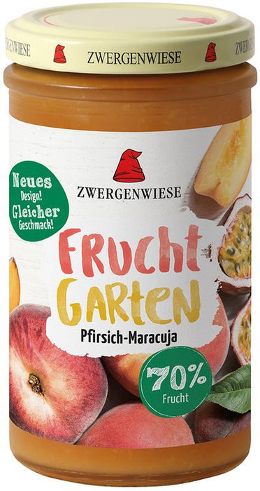 Zwergenwiese - FruchtGarten Pfirsich-Maracuja bio glutenfrei 225g