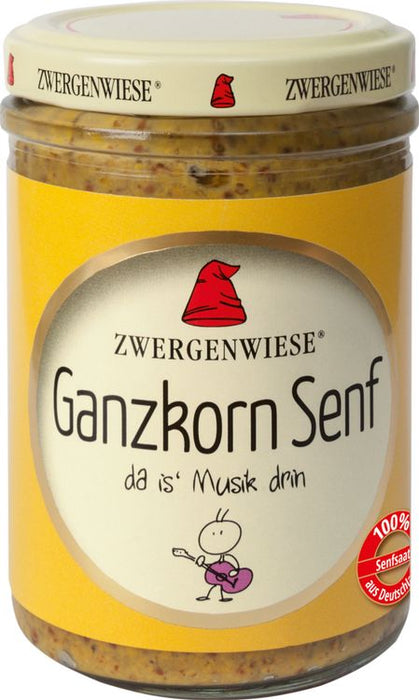 Zwergenwiese - Ganzkorn Senf bio, 160ml