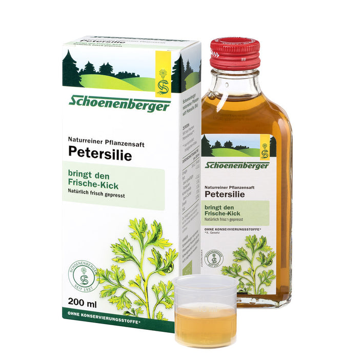 Schoenenberger - Petersilie Naturreiner Pflanzensaft bio 200ml