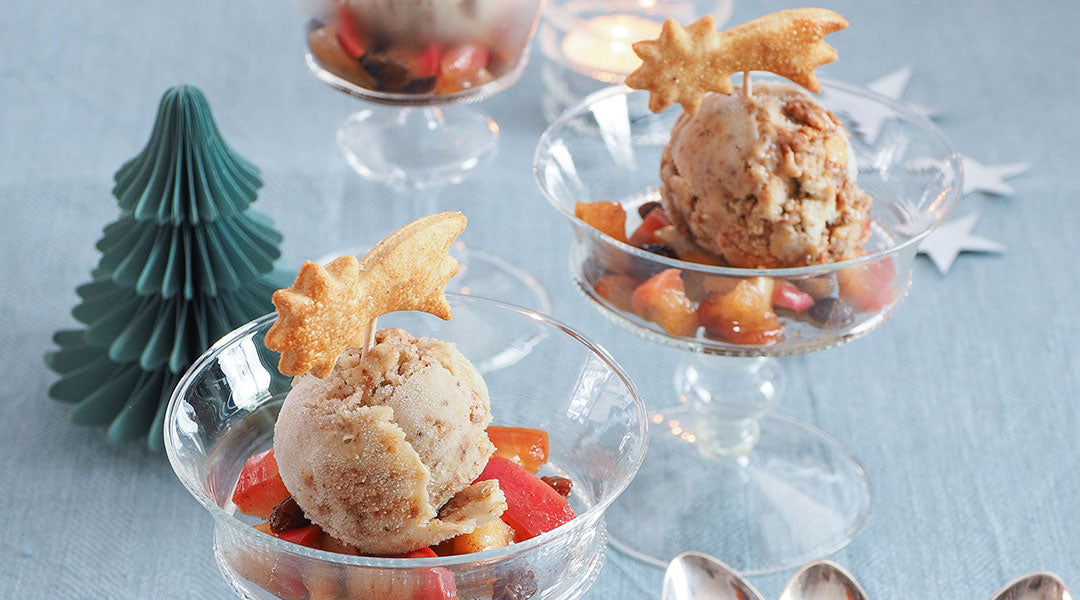 Bratapfel-Ragout mit Nicecream — Reformhaus.de Bratapfel-Ragout mit Nicecream — Reformhaus.de