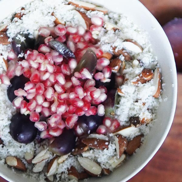 Luftiges Amaranth-Mandel-Porridge