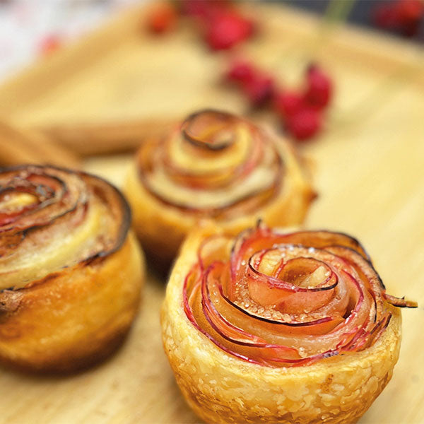 Apfel-Rosen-Muffins von der Gewürzmühle Brecht