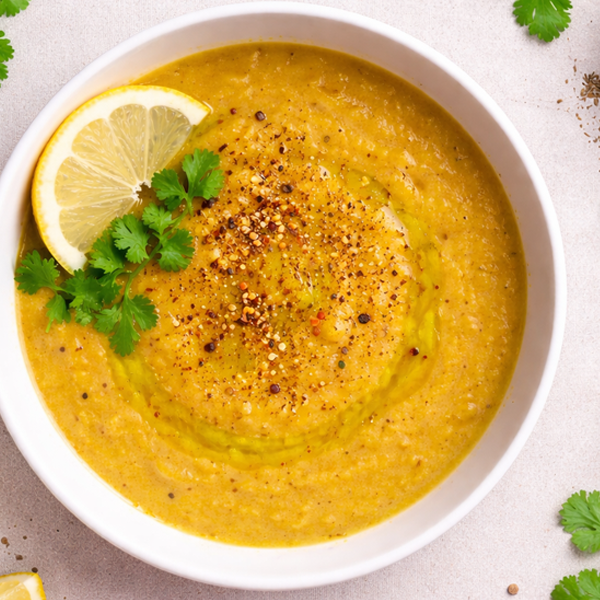 Orientalische Linsensuppe – vegan