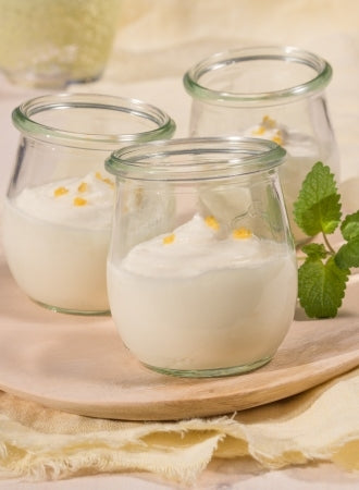 Erfrischende Joghurt-Zitronen-Mousse