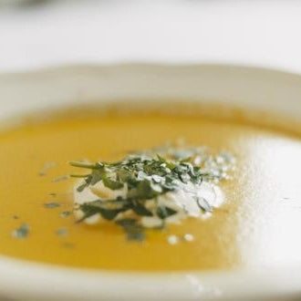 Karamellisierte Möhren-Orangen-Suppe