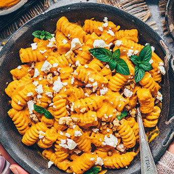 Pasta mit Kürbissauce