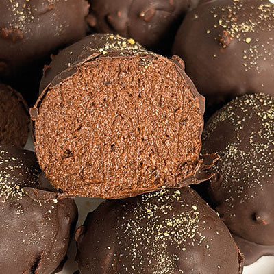Schoko-Orange-Brownie-Balls