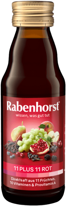 Rabenhorst 11 plus 11 rot Mini Einzelflasche 125ml