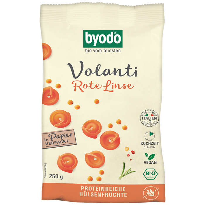 Byodo - Volanti, rote Linsen bio, 250g