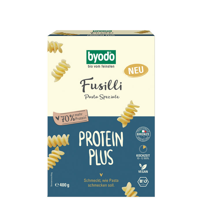 Byodo - Fusilli, Protein PLUS bio, 400g
