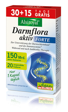 Alsiroyal - Darmflora aktiv forte, 30+15 Kps