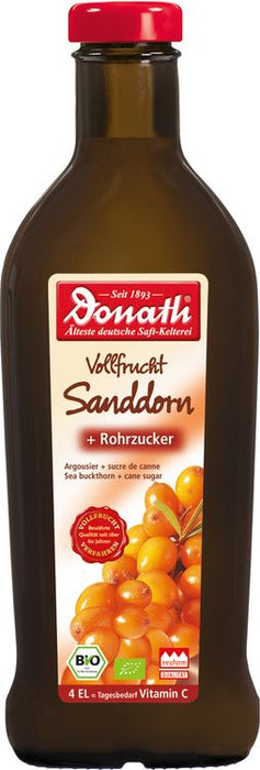 Donath - Vollfrucht Sanddorn mit Rohrzucker bio 500ml