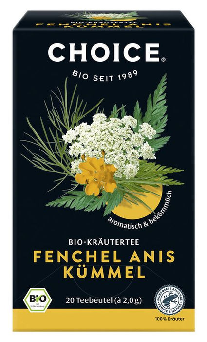 CHOICE - Fenchel Anis Kümmel Bio, 20FB