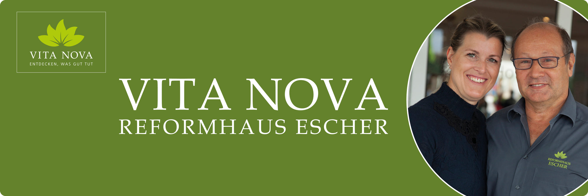 Banner Vita Nova Reformhaus Escher