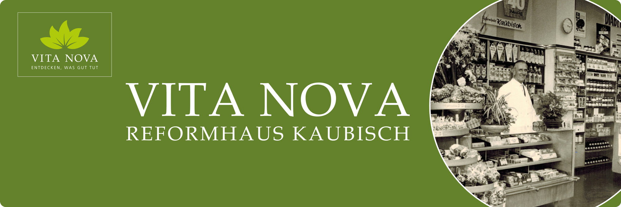 Vita Nova Reformhaus Kaubisch Banner