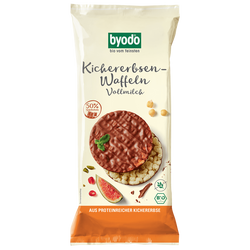 Byodo - Kichererbsen-Waffeln Vollmilch bio, 65g