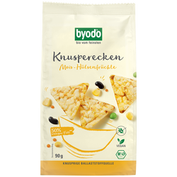 Byodo - Knusperecken Mais-Hülsenfrüchte, 90g