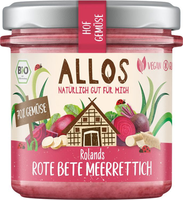 Allos - Hofgemüse Rolands Rote Bete Meerrettich bio 135g