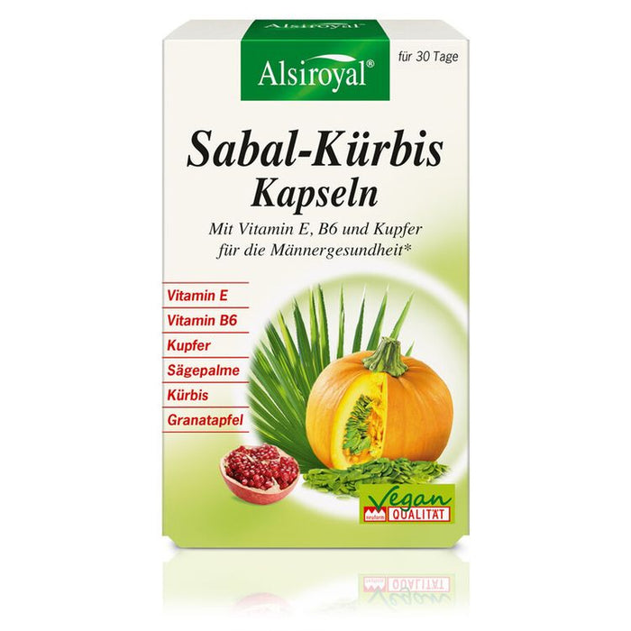 Alsiroyal - Sabal-Kürbis-Kapseln, 90 St