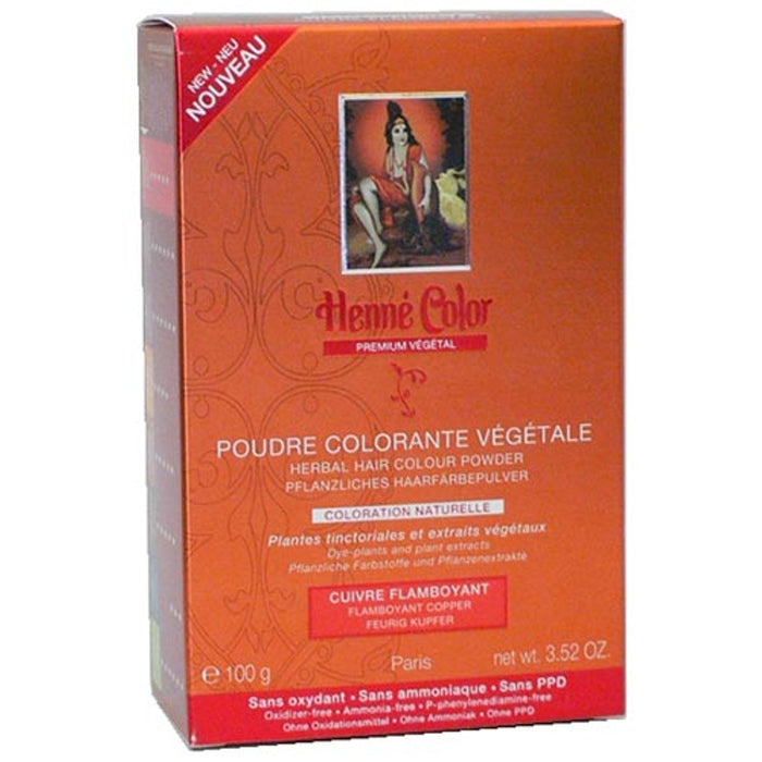 Henné Color Paris - Henna Pulver Kupfer, 100g