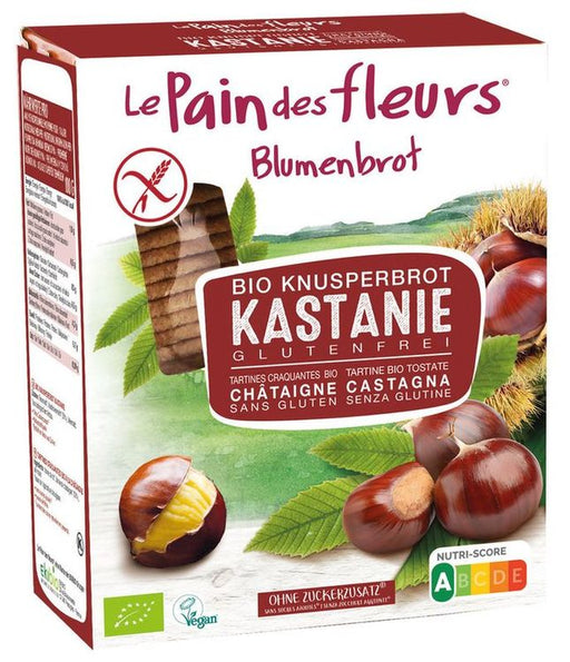 Blumenbrot-Knusprige Bio Kastanien-Schnitten 150g