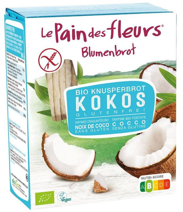 Blumenbrot - Knusprige Bio Kokos-Schnitten 150g