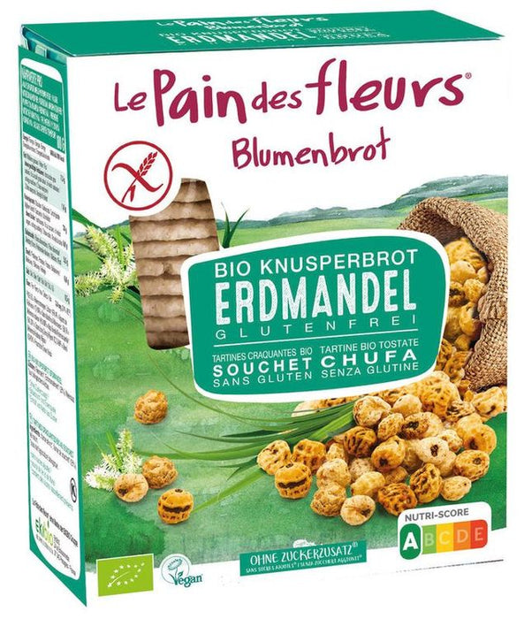 Blumenbrot - Knusprige Bio Erdmandel-Schnitten 150g