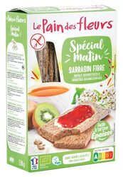 Blumenbrot - Dickeres Knusperbrot Buchweizen Frühstück, 230g