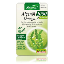 Alsiroyal - Algenöl 1050 Omega-3 Kapseln, 60 Kaps,